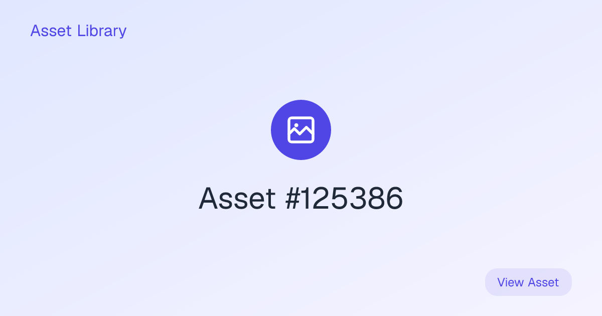 Asset